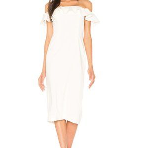 Jay Godfrey off the shoulder midi dress